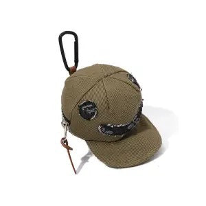Wholesale Creative hat shape coin purse earphone bag personalized pendant